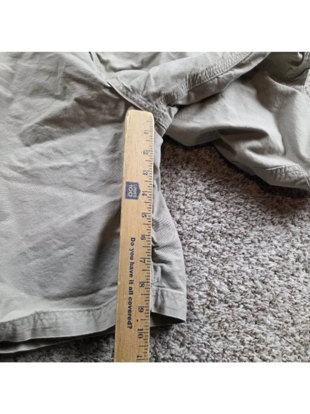 Carhartt Shorts Mens 38 Tan Carpenter Cargo Beige Workwear